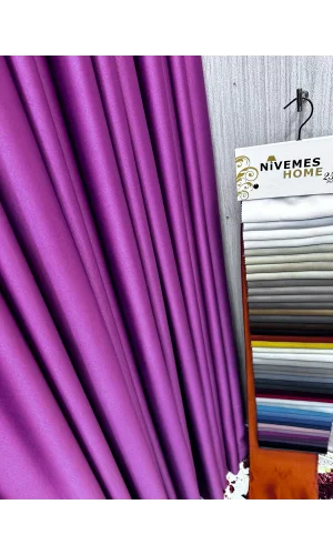 NIVEMESHOME BLACKOUT 12441 V-17 PURPLE CURTAIN APM