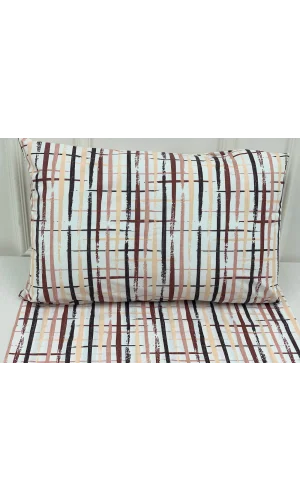 NİVEMESHOME FARBIGES MUSTER 2ER PACK KISSENBEZUG MIT DECKEL 50X70