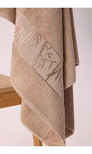 NİVEMESHOME CAPPİCİNO BAMBU BANYO HAVLUSU NURPAK