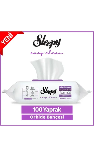 NİVEMESHOME BLUMENSERIE 100ER-OBERFLÄCHENREINIGUNGSHANDTUCH ORCHIDEENGARTEN SLEEPY