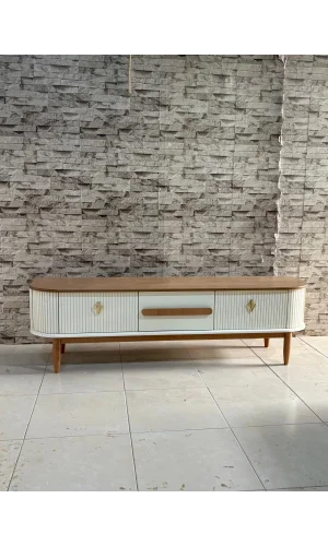 NİVEMESHOME DALYA MEŞE-KREM TV SEHPASI