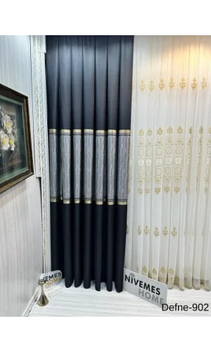 NİVEMESHOME DEFNE SİYAH FT614166 V-902 1/3 سِك بيليلي فون بيردي APM