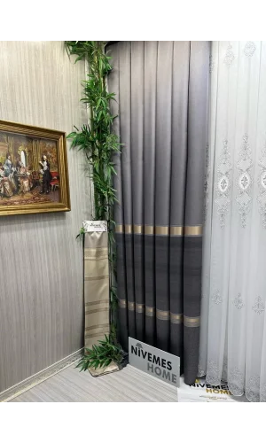 NİVEMESHOME DENİZ FT614177 V-5403 PLATA 1/3 PLISADA PANELES DE CORTINA APM