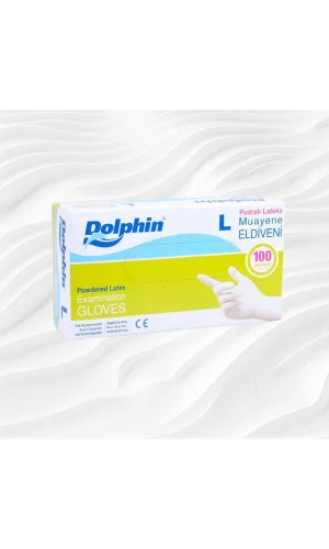 NIVEMESHOME DOLPHIN ПУДРОВЫЕ ПЕРЧАТКИ 100 ШТ L APM