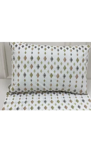 NİVEMESHOME RECHTECKIGES MUSTERGEBLÄNDE 2ER KISSENBEZUG ABDECKUNG 50X70