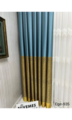NİVEMESHOME EGE TURQUESA FIR1240 V-935 1/3 DENSO CORTINA DE PANEL OPACO APM