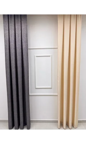 NİVEMESHOME ELİS V-101 FON PERDE 1/3 SIK PİLELİ PERDE APM