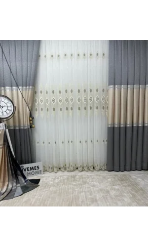 NİVEMESHOME ELİZA V-190 1/3 eng anliegender Haufen Vorhang APM