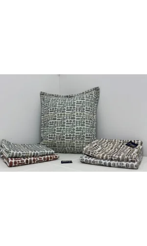 NİVEMESHOME GEFÜLLTES KISSEN 45X45 LISA 02 GRÜN