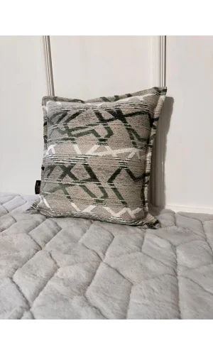 NİVEMESHOME ELYAF DOLGULU KIRLENT 45X45 MATEO 63-04 YEŞİL-KREM