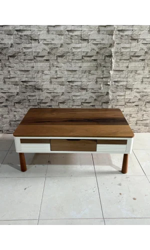 NİVEMESHOME ESTA CEVİZ-KREM ORTA SEHPA