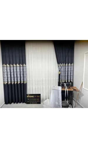 NİVEMESHOME EYMES 1/3 DICHTE FALTIGE VOILE-VORHANG APM