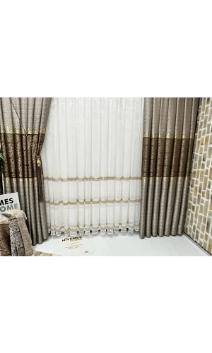 NİVEMESHOME GARDENYA 1/3 SIK PİLELİ TÜL PERDE APM