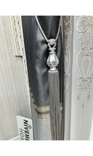 NİVEMESHOME GRİ SAÇAKLI TAVAN TOPLAMA BRAÇOL