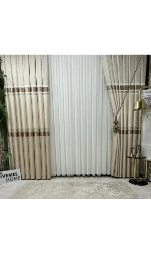 NİVEMESHOME TRAUM LEBEN SIMENA V-115 1/3 DICK PLEATED VORHANG APM