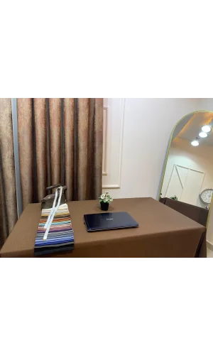 NIVEMESHOME TOVAGLIA DI TENDENZA IN LINO KAHVE APM