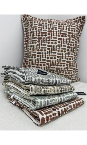 NİVEMESHOME KISSENBEZUG 45X45 LİSA 01 ZIEGELROT