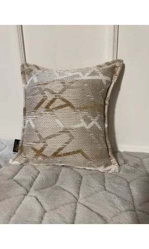 NIVEMESHOME CUSHION COVER 45X45 MATEO 63-01 CREAM-COFFEE