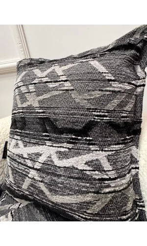 NIVEMESHOME CUSHION COVER 45X45 MATEO 67-01 ANTHRACITE GRAY