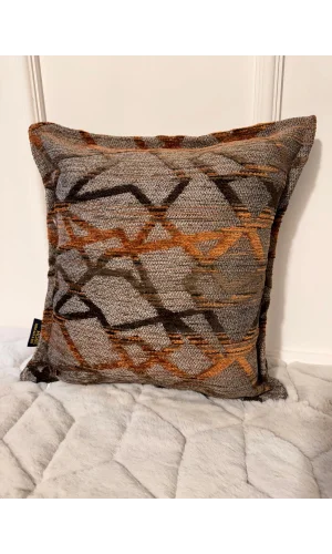 NIVEMESHOME CUSHION COVER 45X45 MATEO 67-02 ORANGE-BROWN