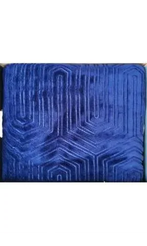 NIVEMESHOME NAVY BLUE DOUBLE PRESTIGE BLANKET OZDILEK