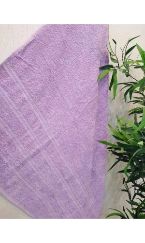 TOALLA DE BAÑO DE COLORES LILA DE NIVEMESHOME