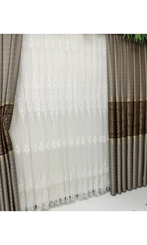 NİVEMESHOME LİNA 1/3 DENSELY PLEATED TULLE CURTAIN APM