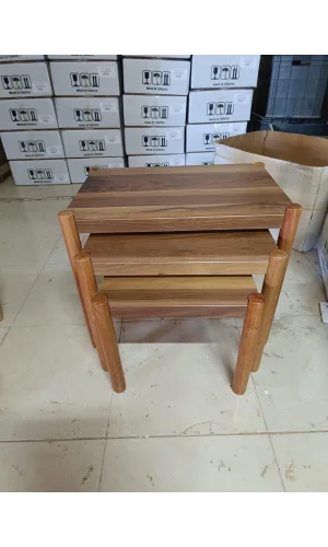 NİVEMESHOME LİZA CEVIZ ZİGON SEHPA