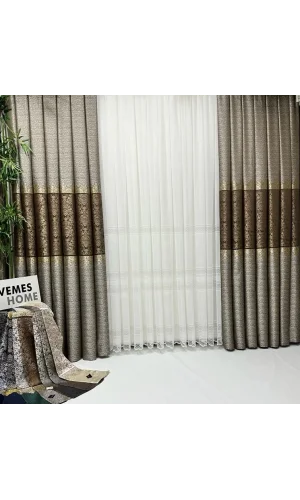 NİVEMESHOME MEGA FON VORHANG 1/3 DICK GEFALTETER VORHANG APM