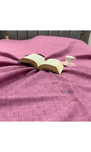 NİVEMESHOME MOR 200X230 TEK PİKE ÖRTÜSÜ ÇİFT KİŞİLİK