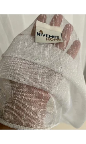 NİVEMESHOME GEPUNKTETES TÜLLVORHANG APX