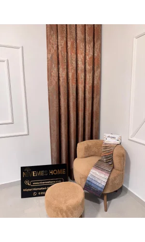 NİVEMESHOME PERA V-5305 1/3 SIK PİLELİ FON PERDE APM