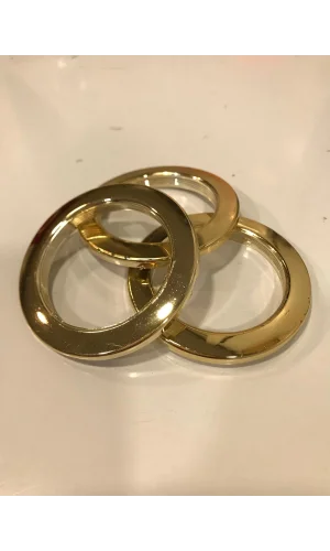 NİVEMESHOME CURTAIN CAPSULE PLASTIC RING GOLD