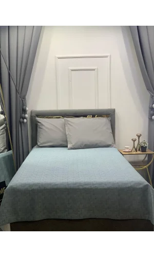 NIVEMESHOME PETROL 200X230 COPRILETTO SINGOLO DOPPIO