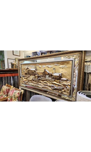 NİVEMESHOME SAHİL ÇERÇEVELİ 154X78 TABLO