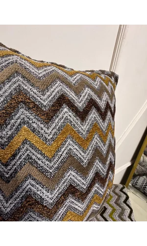 NIVEMESHOME GELBES KAFFEE FASERGEPOLSTERTES KISSENBEZUG 45X45