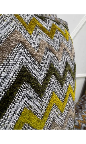 NIVEMESHOME FUNDA DE ALMOHADA AMARILLO VERDE RELLENO DE FIBRA 45X45