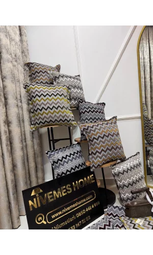 NIVEMESHOME YELLOW GREEN CUSHION COVER 45X45