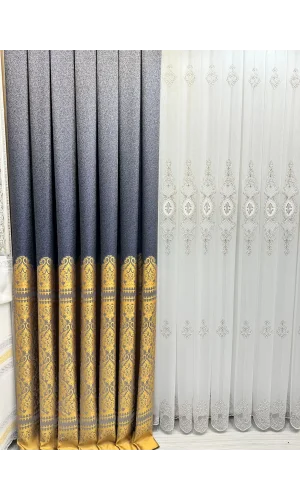 NİVEMESHOME SİDE ANTRASÍT 5401 FT632057 1/3 TUPIDA CORTINA DE PANEL APM