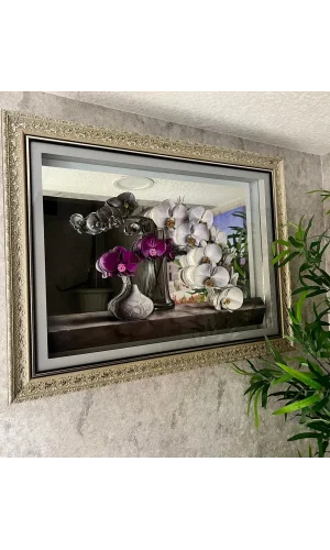 NİVEMESHOME VAZOLU ÇİÇEKLİ 60X80 TABLO