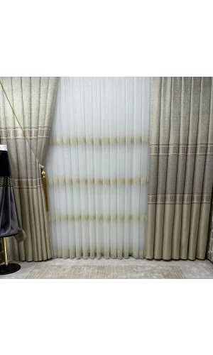 NİVEMESHOME VENÜS FJ631728 V-116 1/3 DICKFALTIGE SCHAL PERLE APM