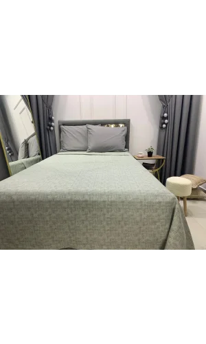 NİVEMESHOME ЗЕЛЕНЫЙ 160X230 ОДИНОЧНОЕ ПОКРЫТИЕ ПОСТЕЛЬНОЕ БЕЛЬЕ