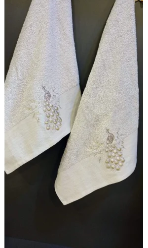 TOALLA DE CARA PAULINA GRİS 50*85 NAVIDEÑA