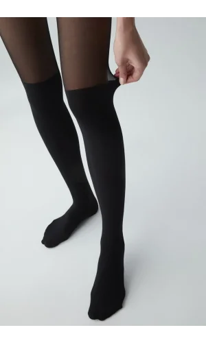 PENTİ ÇİZME ÇORABI 20 DEN KÜLOTLU ÇORAP SİYAH L
