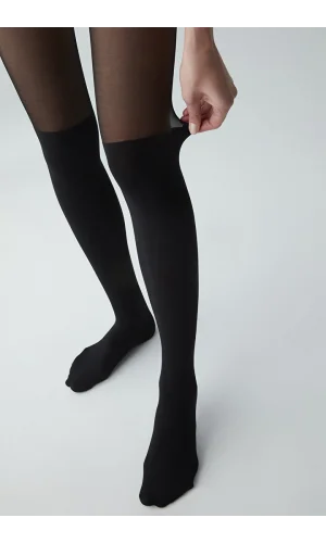 Calza per stivali Penti 20 den collant calze nere S