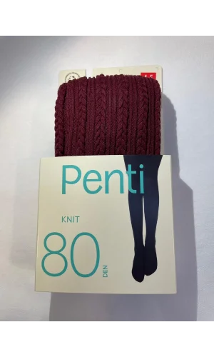 PENTİ PRETTY KNIT 80 DEN KÜLOTLU ÇORAP BORDO 11-13 YAŞ