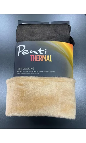 PENTİ THİN LOOKİNG THERMAL İNSERZIONI TERMICHE NERE L-XL