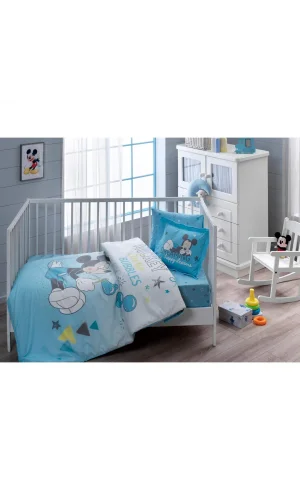 SET LENZUOLA BABY A BOLLE DI DISNEY MICKEY