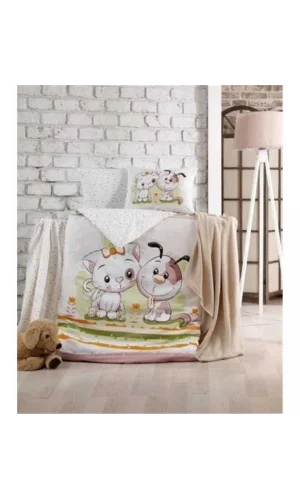 CROWN CRYSTAL BESTIES BOY BAMBOO KNIT BABY SET