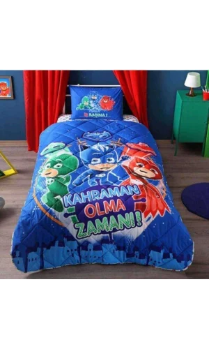 مجموعة بطانية ووسادة PJ MASKS بتصريح رسمي